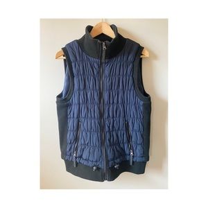 Calvin Klein blue vest zip up Size Large